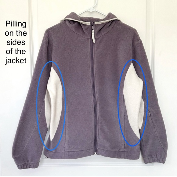 Columbia Hooded Zip Up Fleece Jacket - Picture 5 of 16